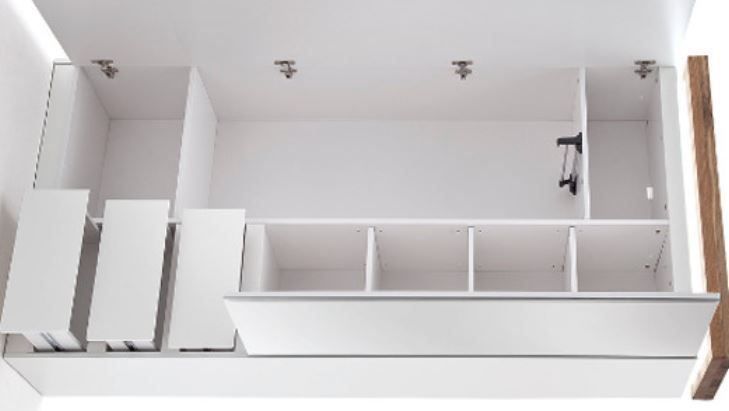 Guardaroba: Garderobenschrank mit LED dimmbar weiss – Nuovo e nell'imballaggio originale da Kriens venduto da Mikado-Moebel 4