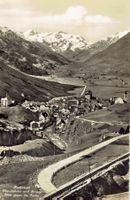 Andermatt UR mit Urserental und Furka, um 1935