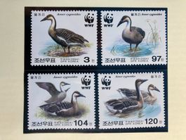 WWF Korea 2004 Satz Schwanengans postfrisch