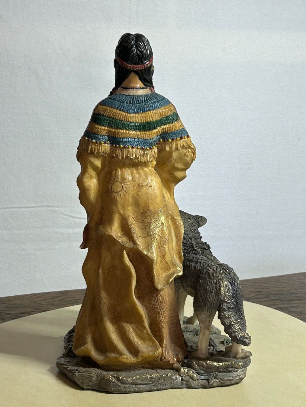 Sculture & Statue: Indianerin (Squaw) mit Wolf – Nuovo (secondo la descrizione) da Rocourt venduto da Vijay02 2
