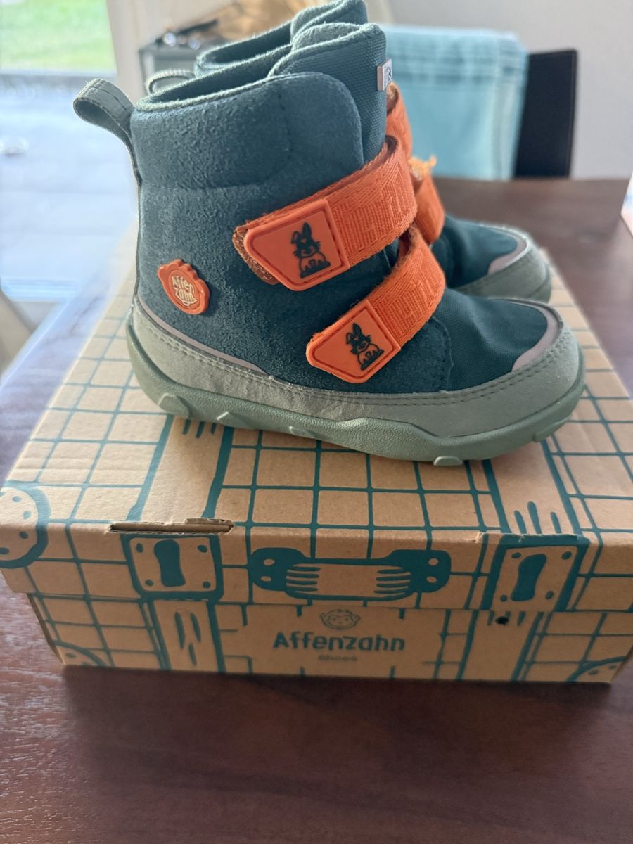 Affenzahn Scarpe per ragazzi: Affenzahn - Kid's Mid Boot Chamude Comfy -Winterschuhe Gr.24 – Usato da Kreuzlingen venduto da hae23 1