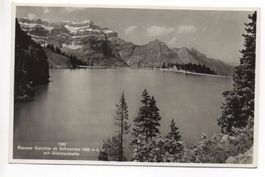 SCHWANDEN Stausee Garichte mit Glärnischkette