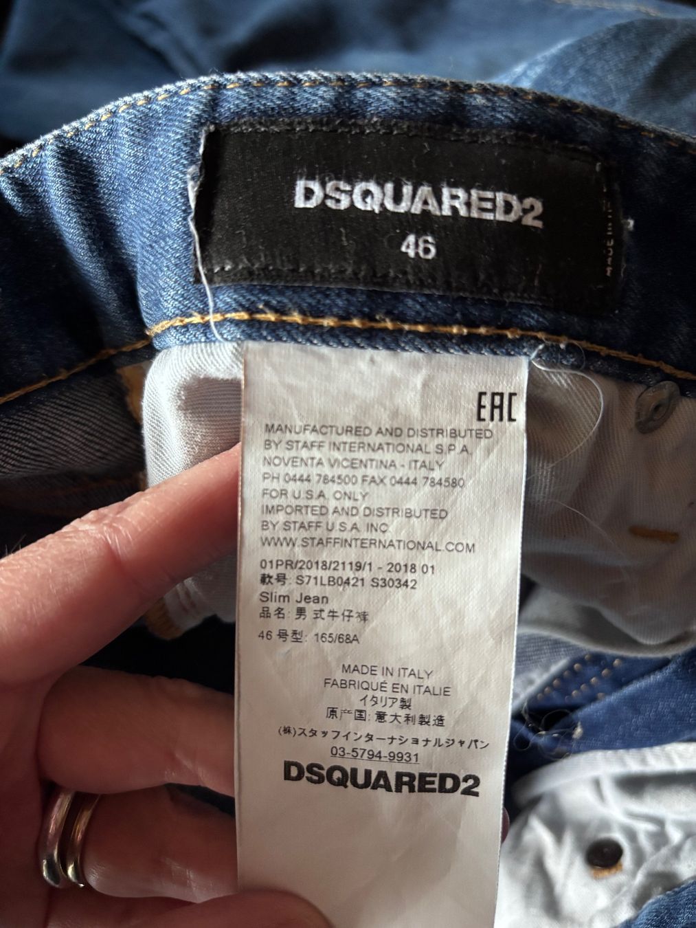 Dsquared2 Jeans: Trio jeans Dsquared2 en 46 – Usato da Martigny venduto da Sessalie 6
