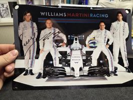 Original Signiert vom Sussi Wolf & Valtteri Bottas 