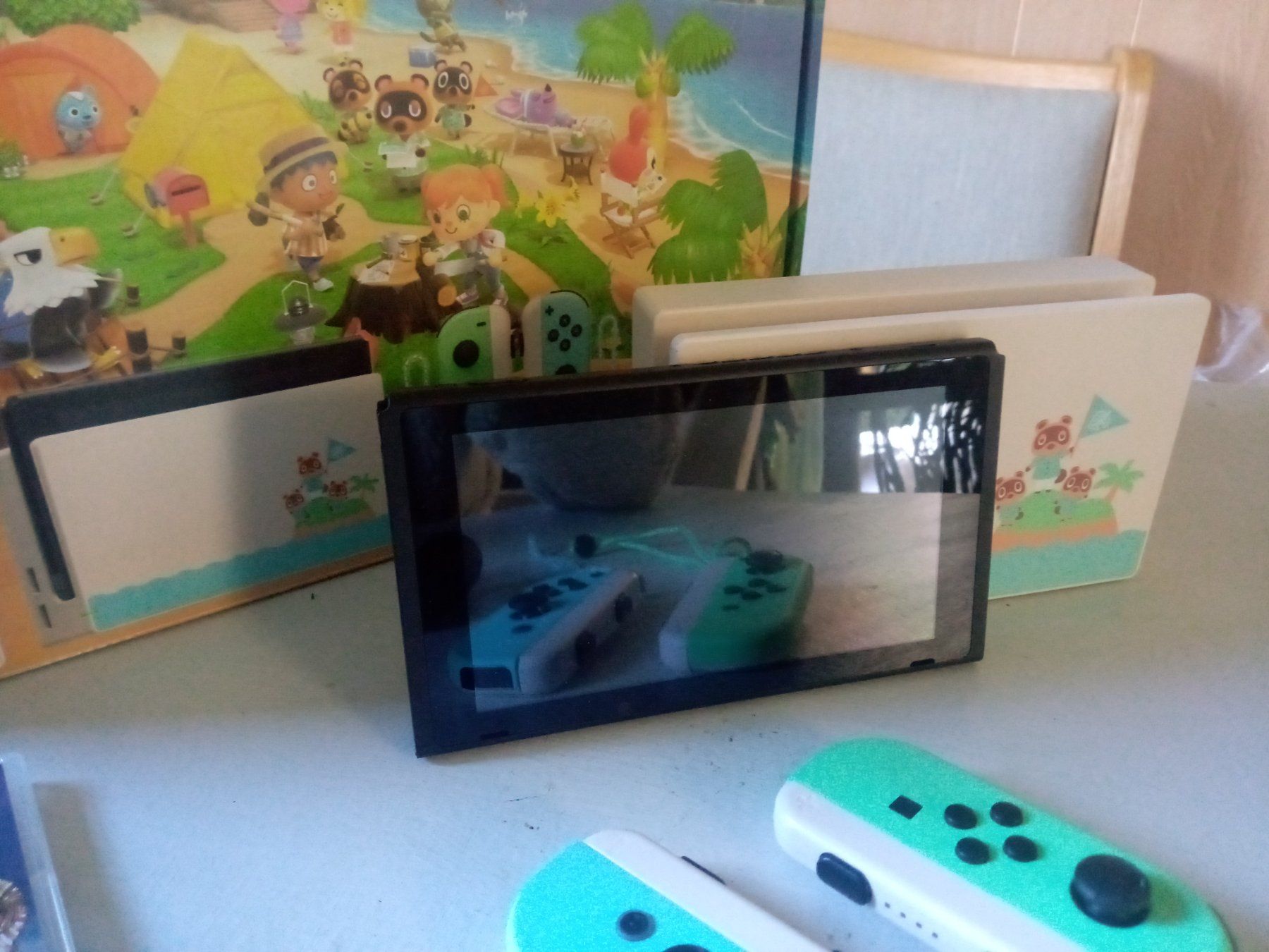 Nintendo Console: Nintndo switch édition spécial Animal Crossing – Usato da Vallamand venduto da mamideco 1