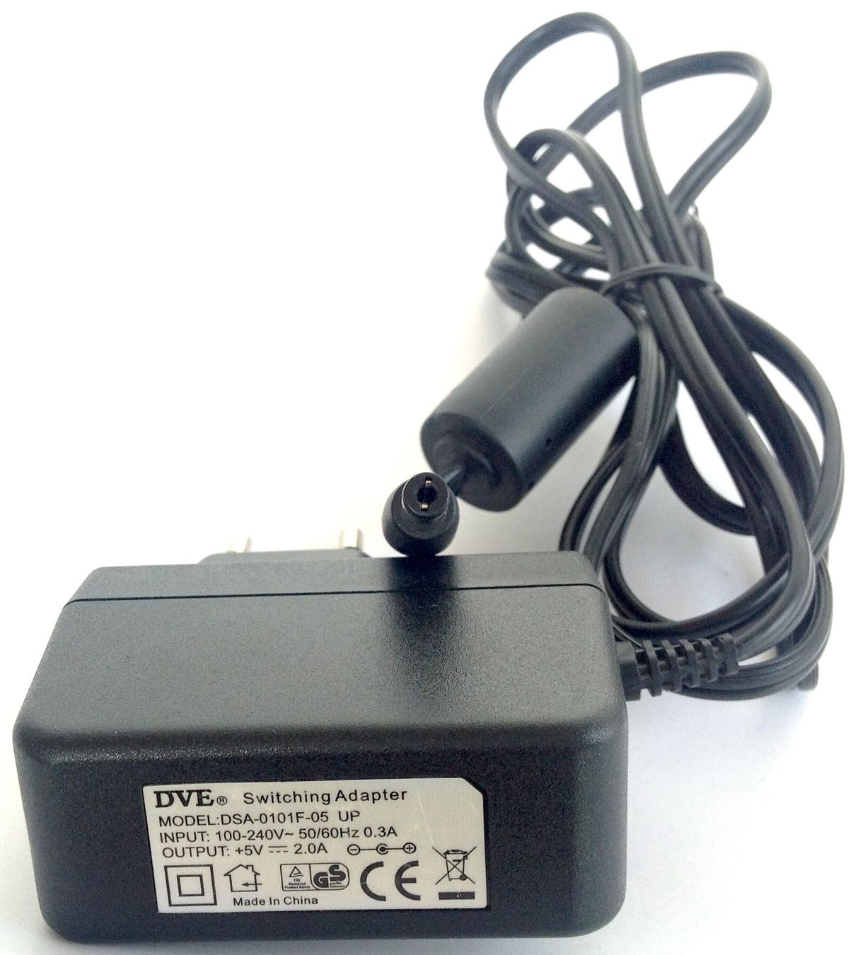 DVE DSA-0101F-05_UP Switching Adapter +5V 2A Netzteil extern (Gebraucht ...