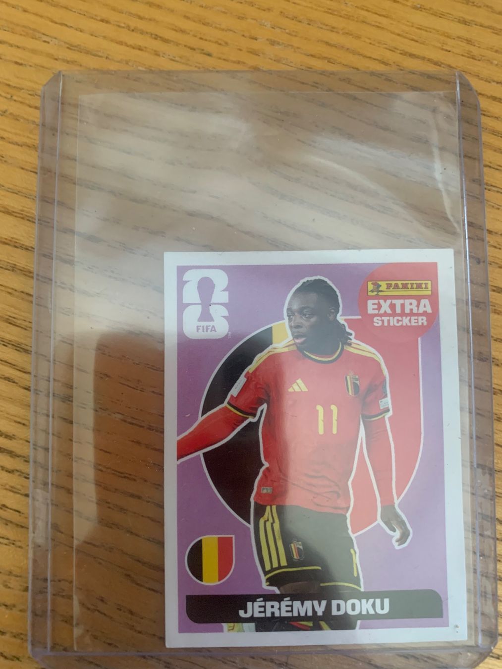 Panini Carte collezionabili: Panini Extra Sticker Jérémy Doku pink – Usato da Zürich venduto da Kasza