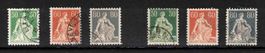 1940 Helvetia mit Schwert 113y - 141y ʘ, SBK 800.-