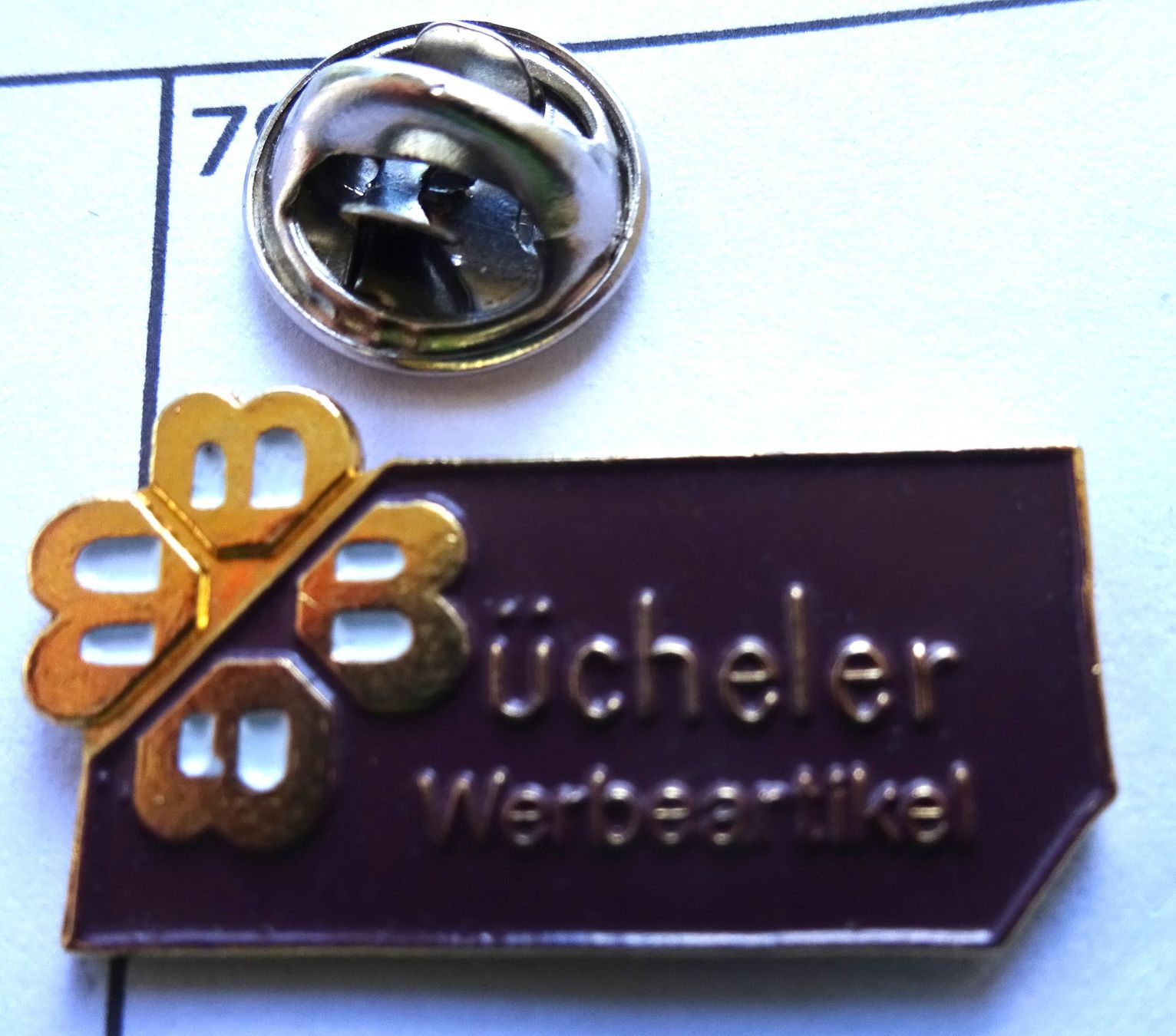 Plaketten & Abzeichen: Pin Bücheler  Werbeartikel – Gebraucht aus Utzenstorf von BUtter81