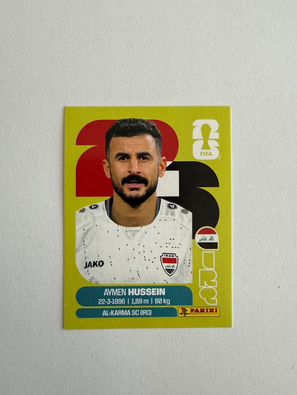 Panini Carte collezionabili: Hussein IRQ19 - Panini CH Edition WM 2026 – Nuovo (secondo la descrizione) da Grenchen venduto da nicus_aveiro
