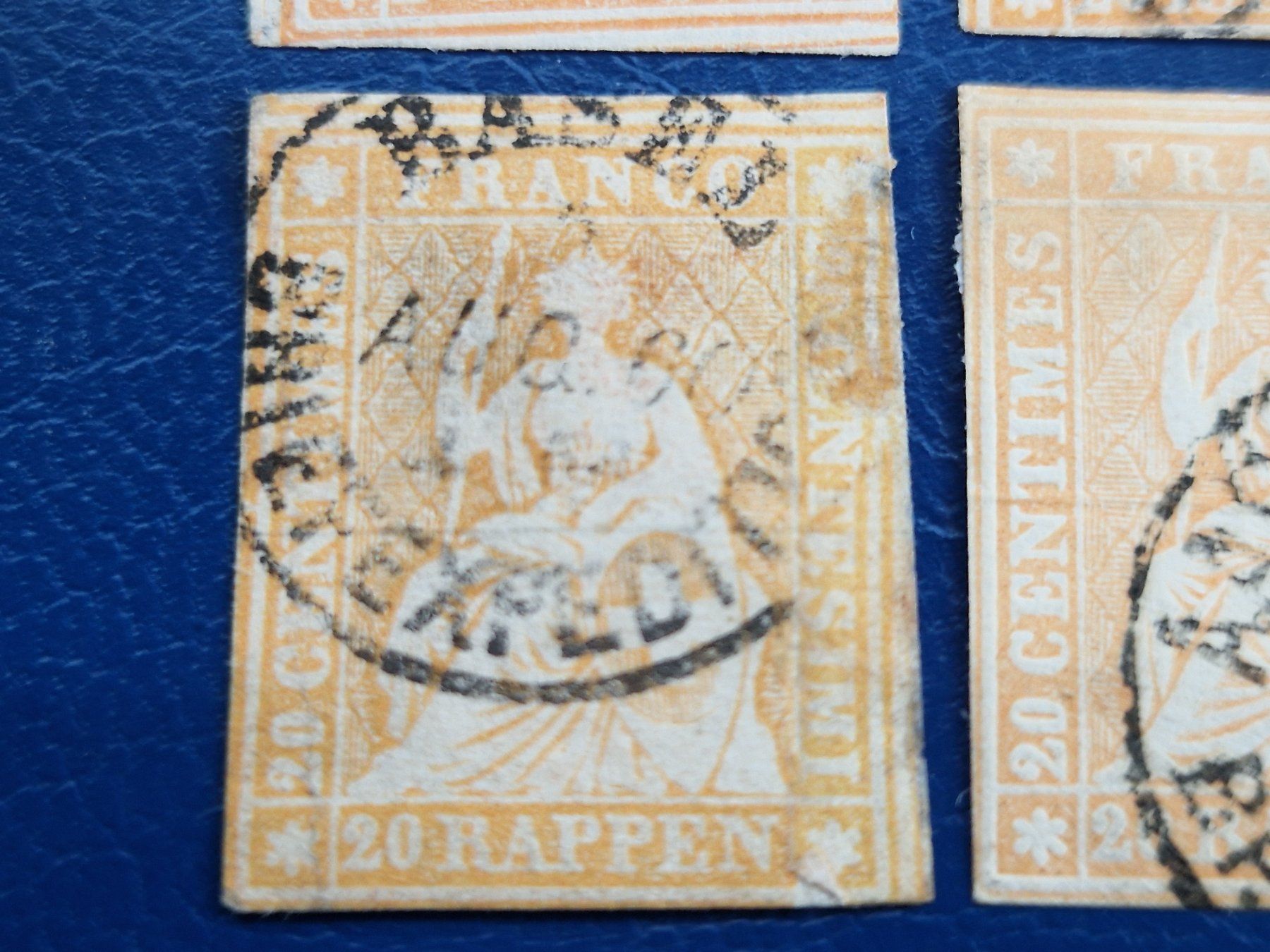 Alle Briefmarken: Strubeli, 4St., D od. G, ab 1.- – Gebraucht aus Burgdorf von Glossy01 3