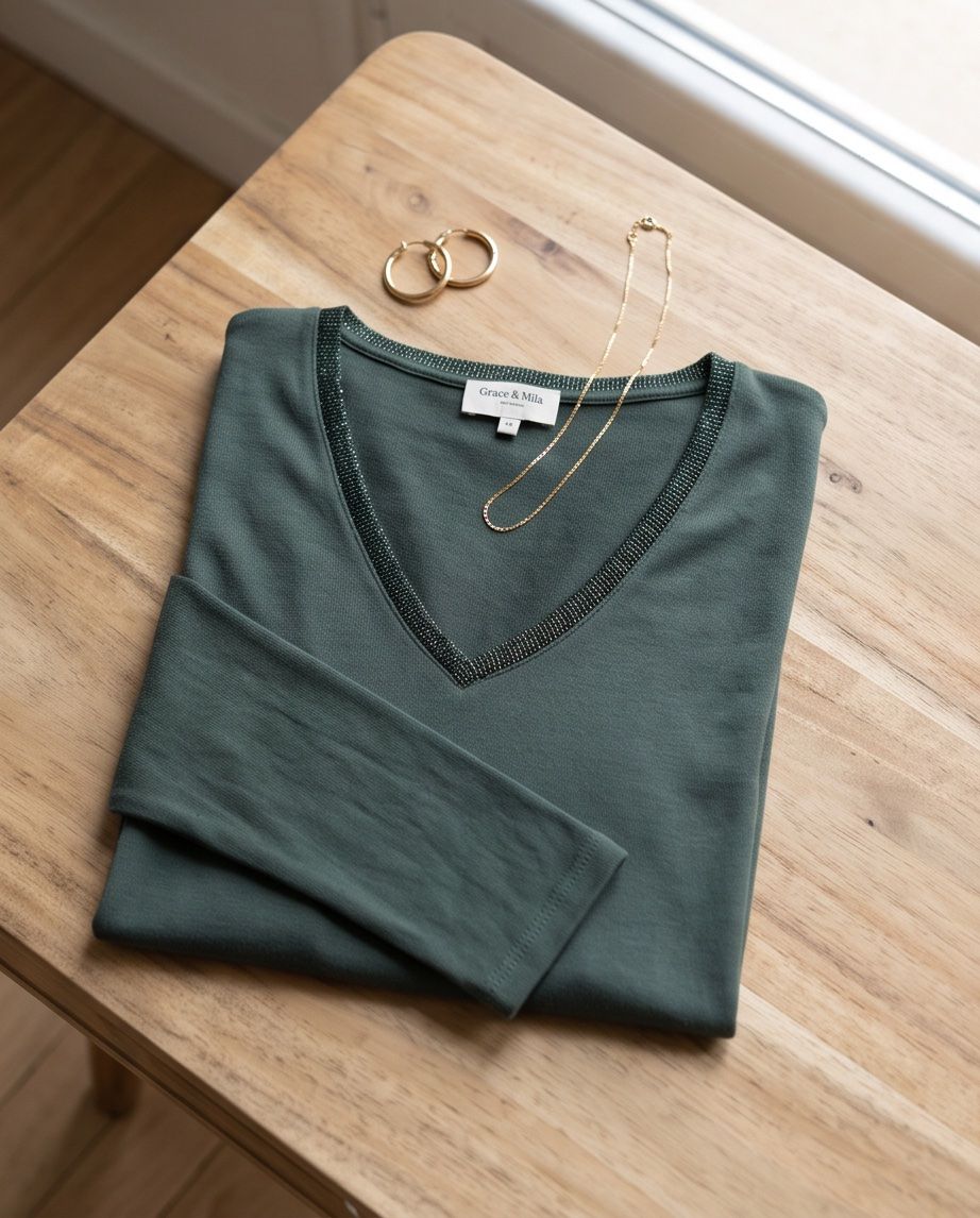 Grace T-shirt: Grâce & Mila pull - très bon état - taille L – Usato da Vuisternens-Romont venduto da gol_xp6p