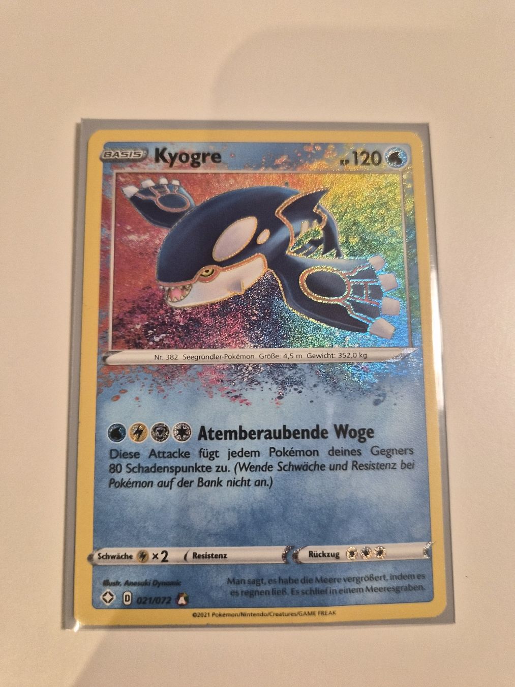 Cartoline: Kyogre Amazing Rare – Nuovo e nell'imballaggio originale da Riehen venduto da jel_lqq7