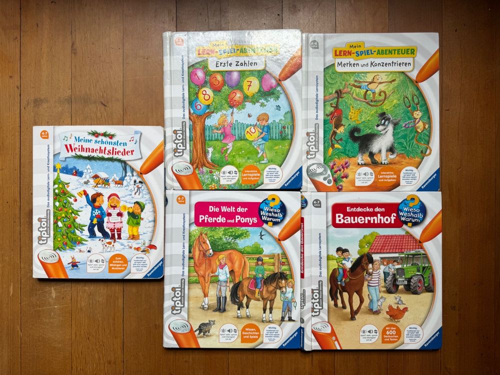 5 verschiedene tiptoi Bücher (ab 4 Jahre) Kaufen auf Ricardo