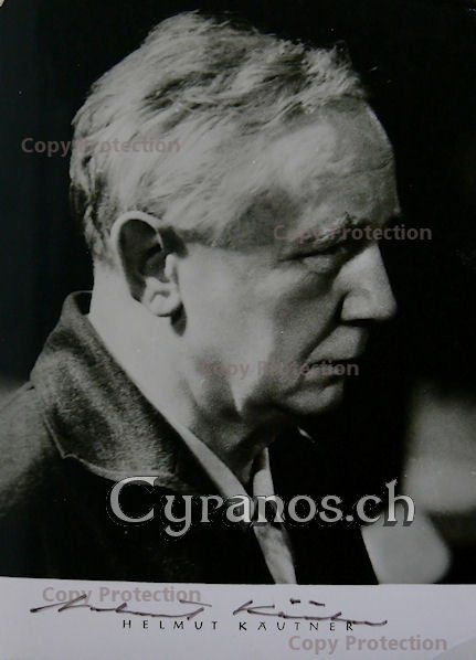 Autografi: Helmut Käutner (1908-1980) Regisseur - Autogramm – Usato da Dietikon venduto da cyranos.ch