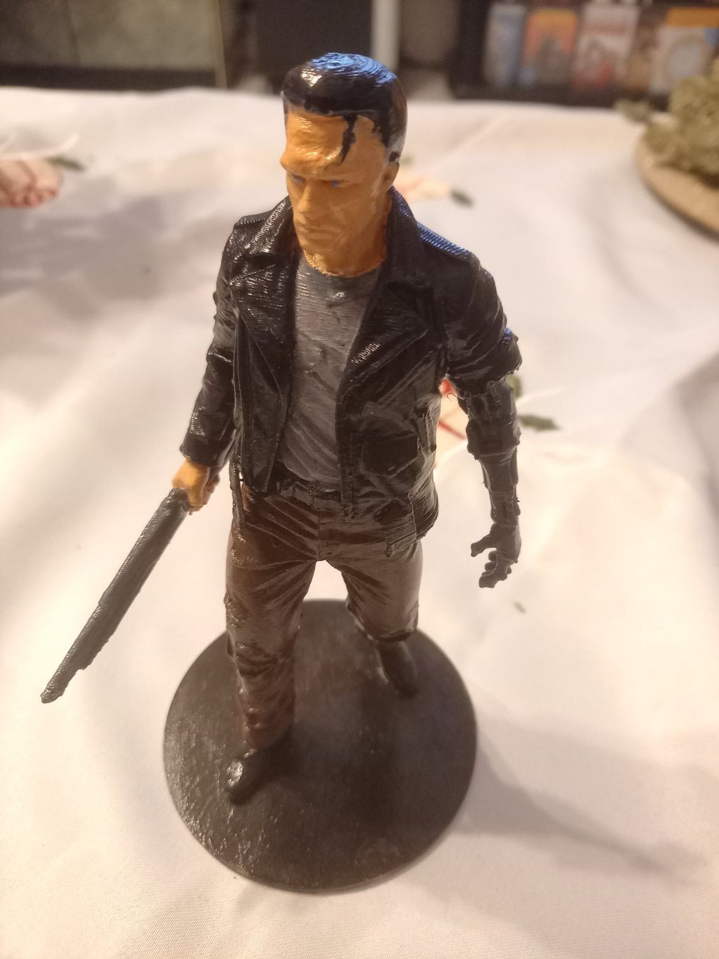 Figuren: statuetta 3d terminator 18x11 cm dipinta a mano – Neu (gemäss Beschreibung) aus Wohlen AG von poliziotto008