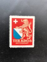 Schweiz 1939 Soldatenmarke TER.KDO.6 ungebraucht mit Falz