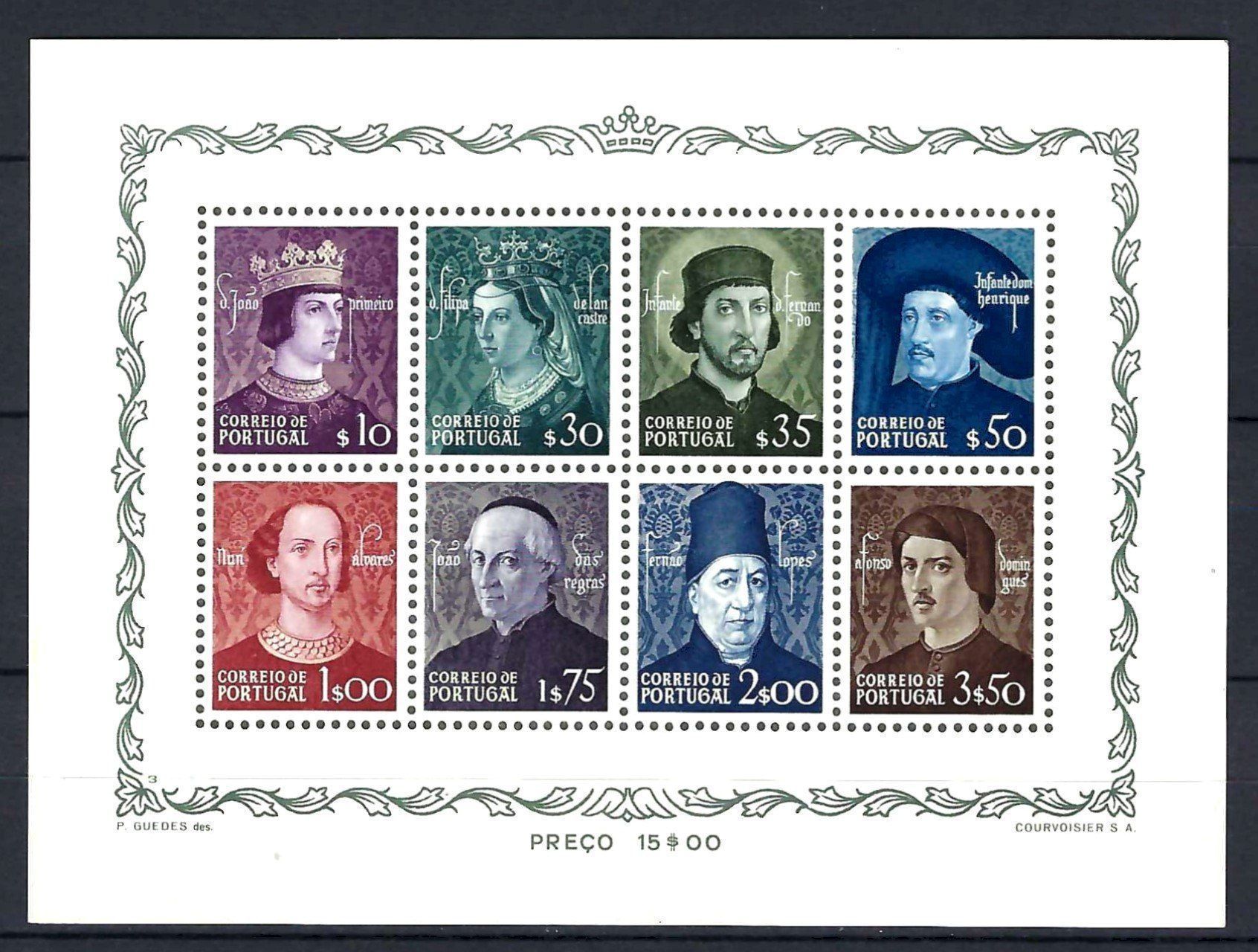 Tutti i francobolli: PORTUGAL 1949 BLOCK 14 MNH** – Nuovo (secondo la descrizione) da Laupersdorf venduto da Rc.Jb