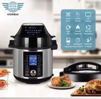 2-in-1 pressure cooker and air fryer
