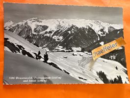 1952 7596 Braunwald. Frohnalpstock und Schild