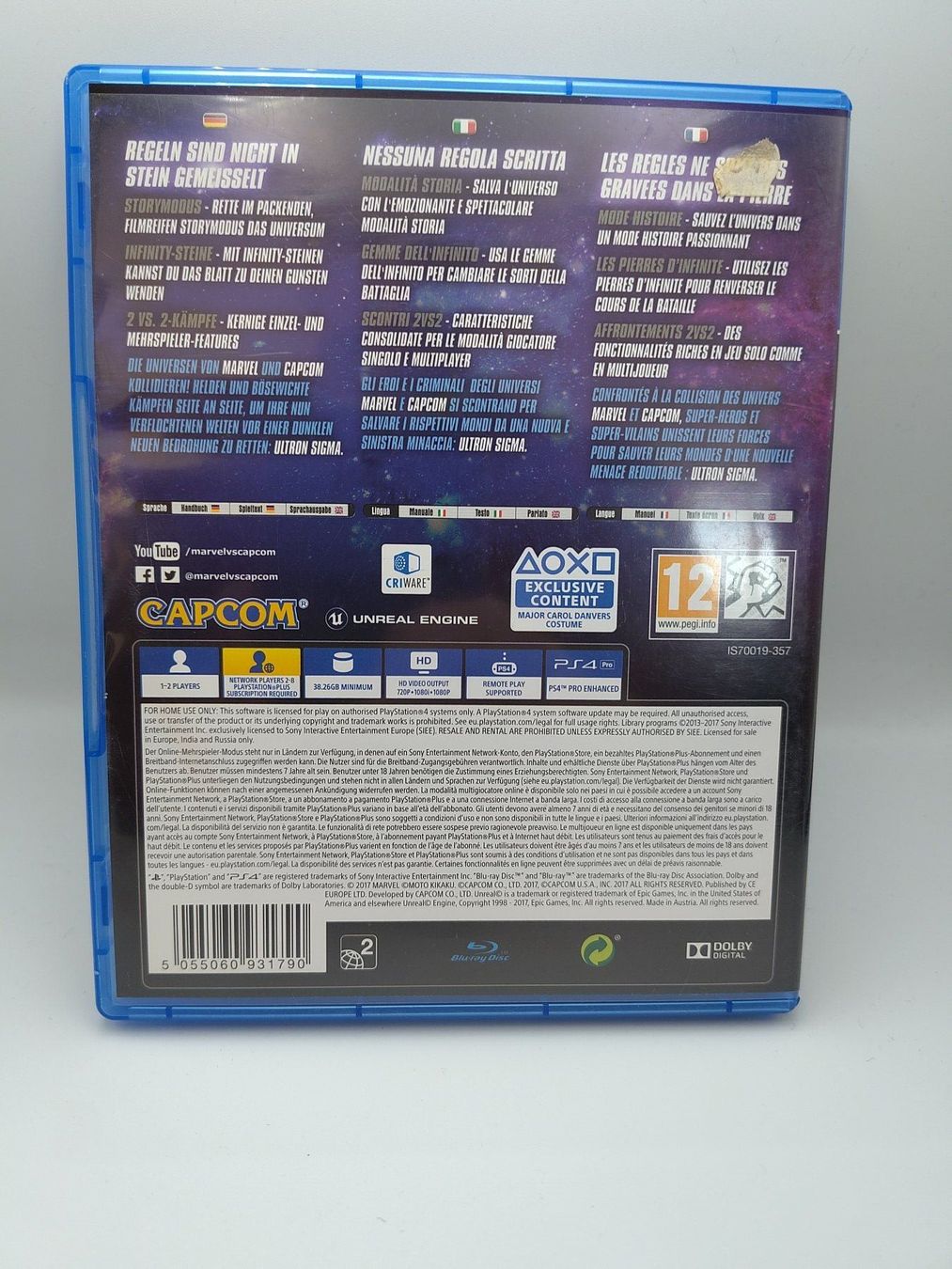 Sony Giochi: Marvel vs. Capcom Infinite (Playstation 4) – Usato da Kloten venduto da SuperRetroPixels 3