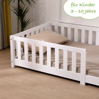 Kinderbett mit Rausfallschutz inkl. Lattenrost | 90 x 200 cm