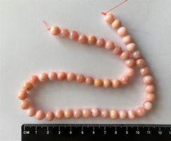 1 rang Opale rose perles rondes 8 mm / rosa Opal