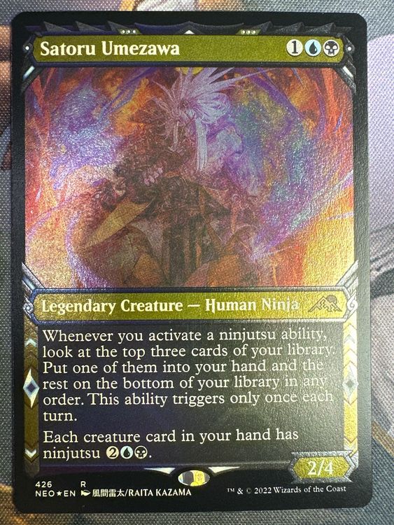 Satoru Umezawa ETCHED FOIL Variant 426 Kamigawa Kaufen auf Ricardo