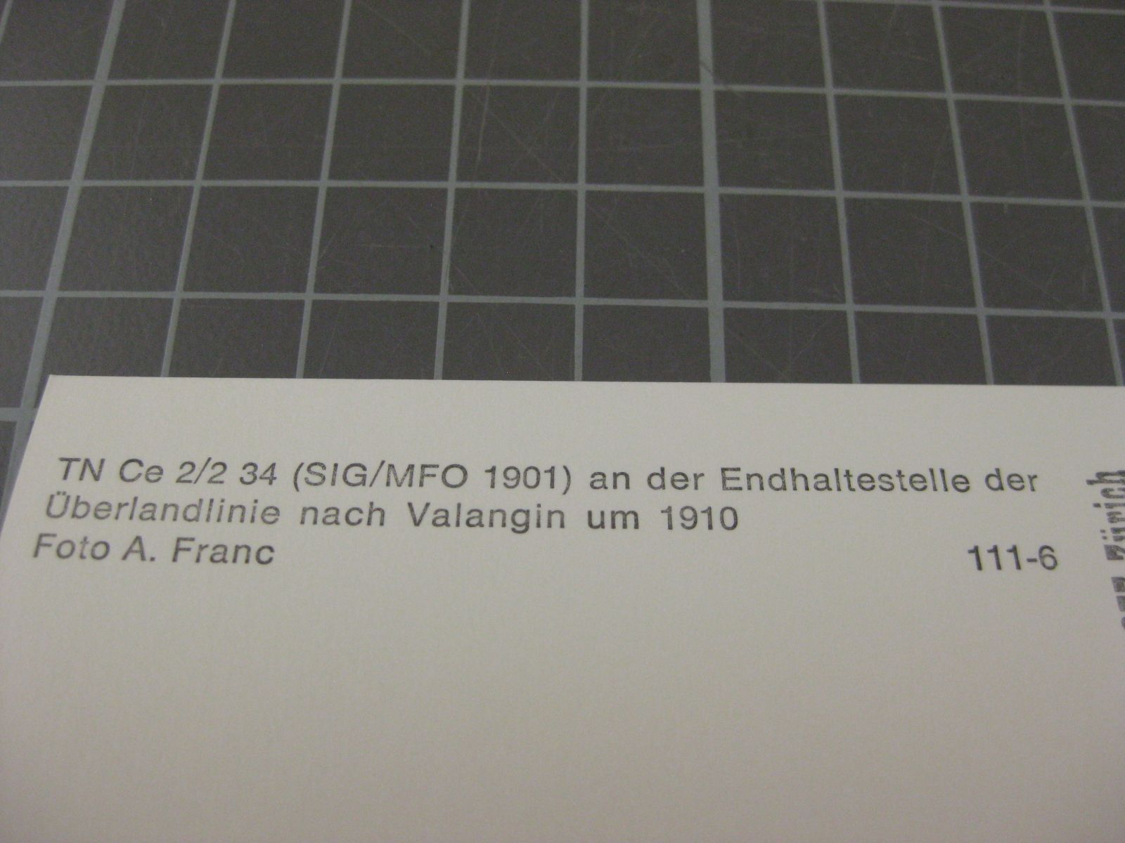 Cartoline postali: AK Neuchâtel Valangin mit Tram – Nuovo (secondo la descrizione) da Malters venduto da Marosko 2
