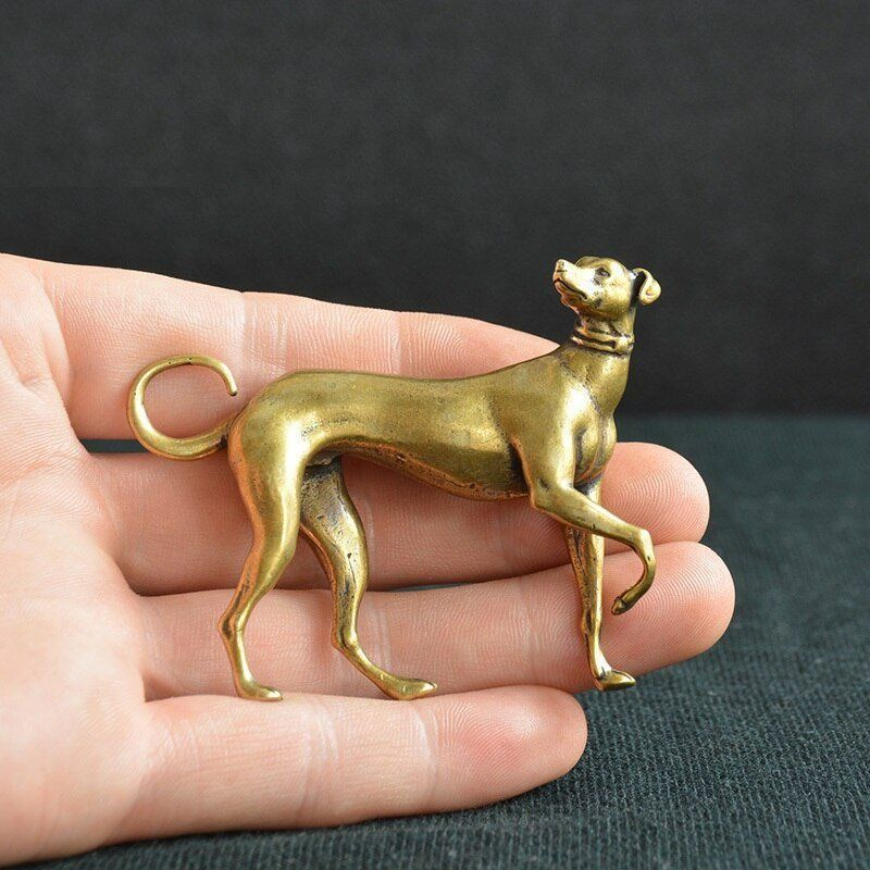 Statuette: Hund Windhund aus Messing – Nuovo (secondo la descrizione) da Uerkheim venduto da Kaufoption 3