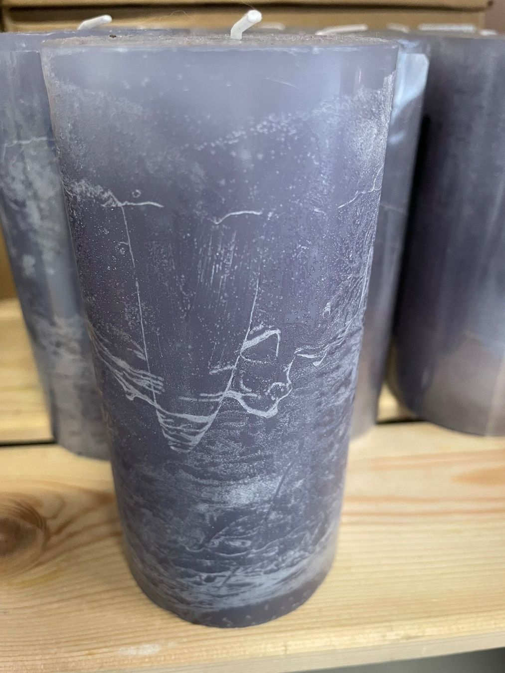 Candele: Kerzen/Grau Rustico/7x14cm/L/Neu/OVP – Nuovo e nell'imballaggio originale da Volketswil venduto da rubin74 2