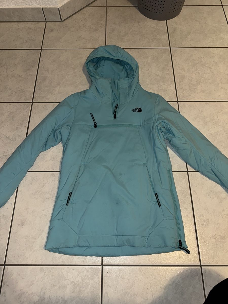 North Face Giacche: The North Face Damen Jacke Türkis – Usato da Fribourg venduto da wid_95vj