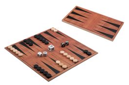 Backgammon pliable en bois ( NEUF )