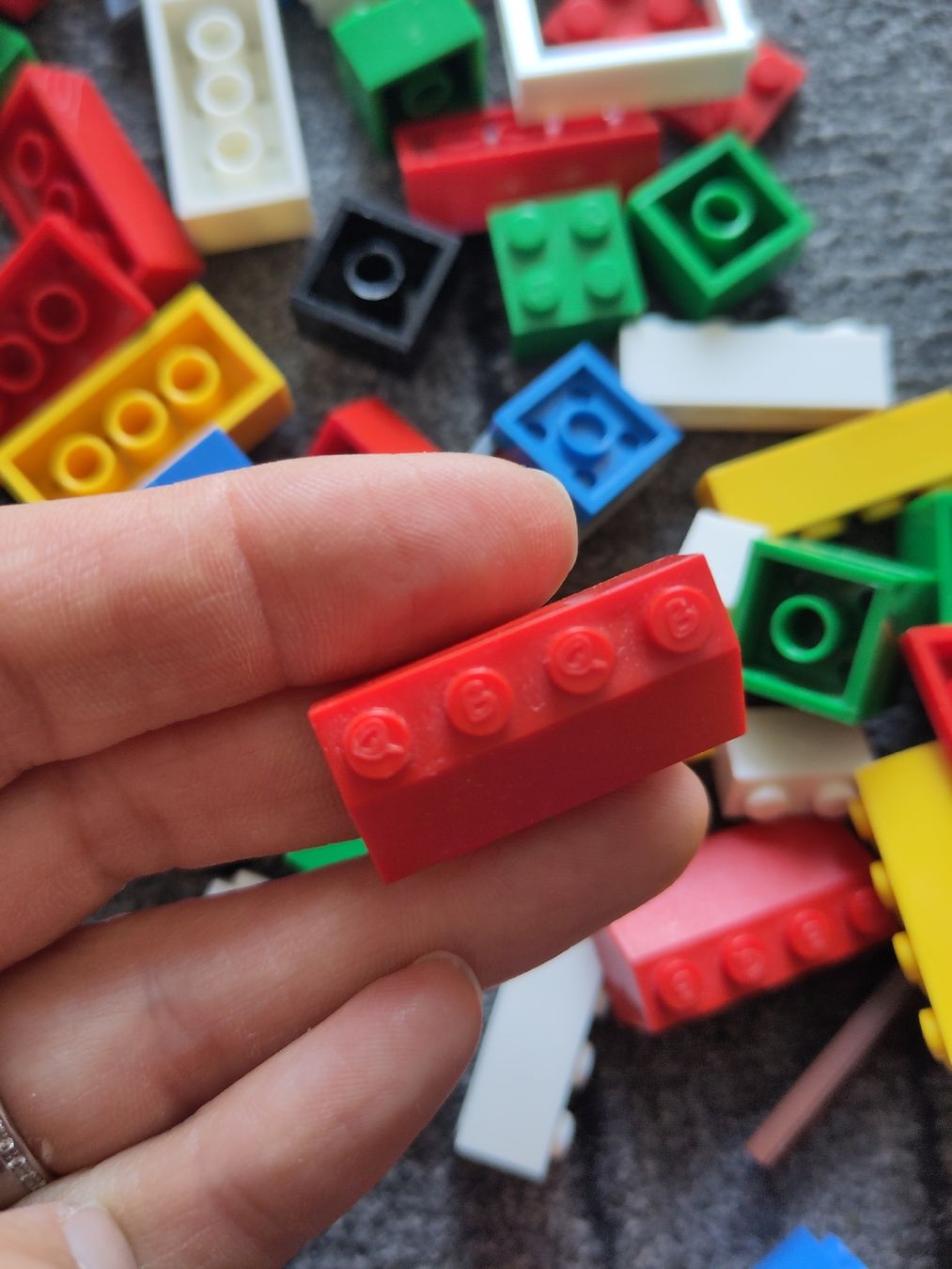 Kit di costruzioni: Q- Bricks, Klemmbausteine, grosses Set – Usato da Dettighofen Lengw. venduto da mai_75wt 8