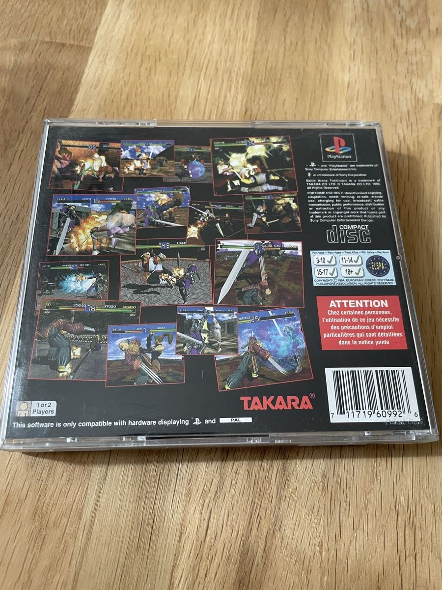 Giochi: Battle Arena Toshinden, PS1 – Usato da Belp venduto da beardman 1