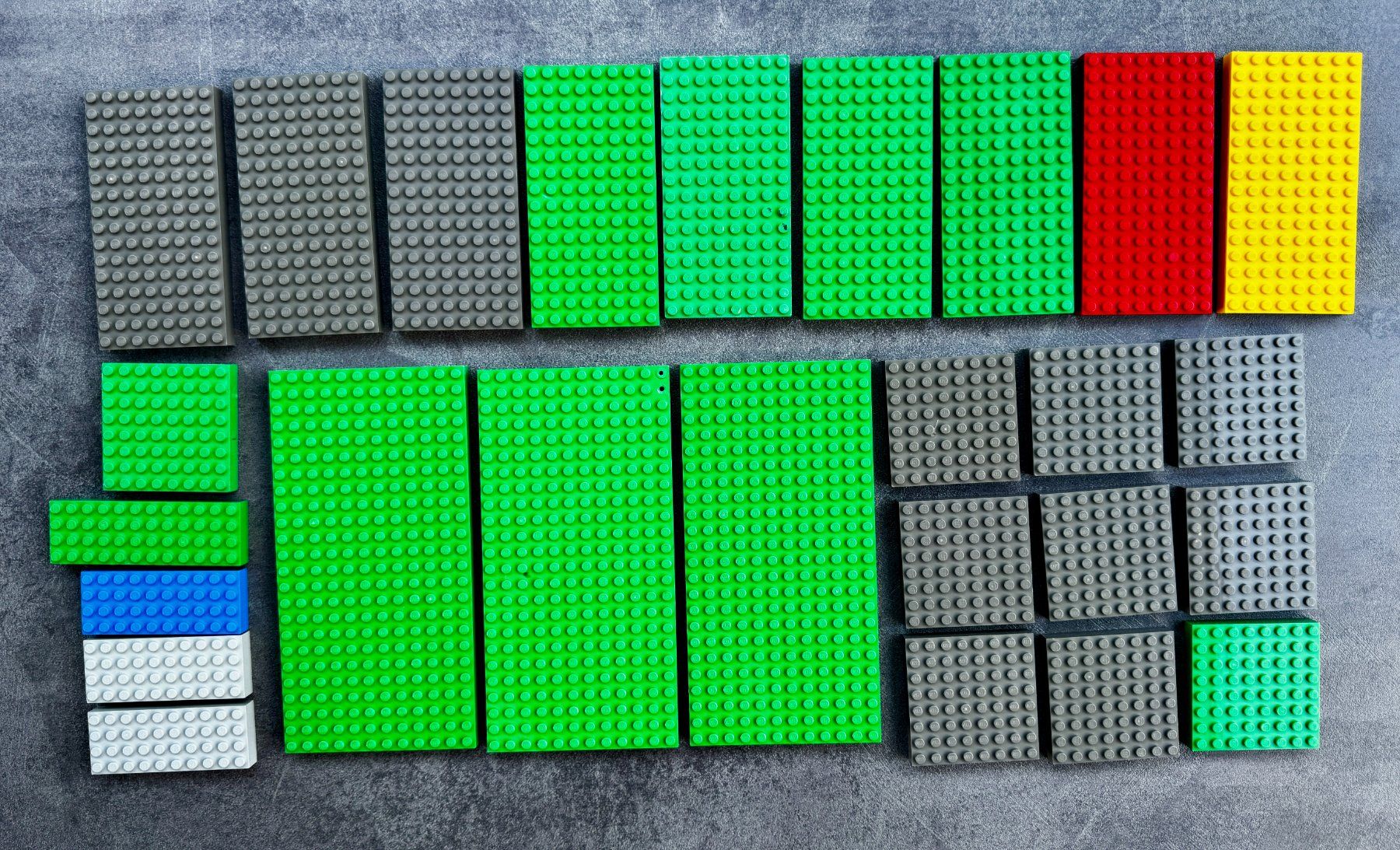Lego Kit di costruzioni: dicke, stapelbare Lego Platten 28stk. – Usato da Rechthalten venduto da hosme_be 1