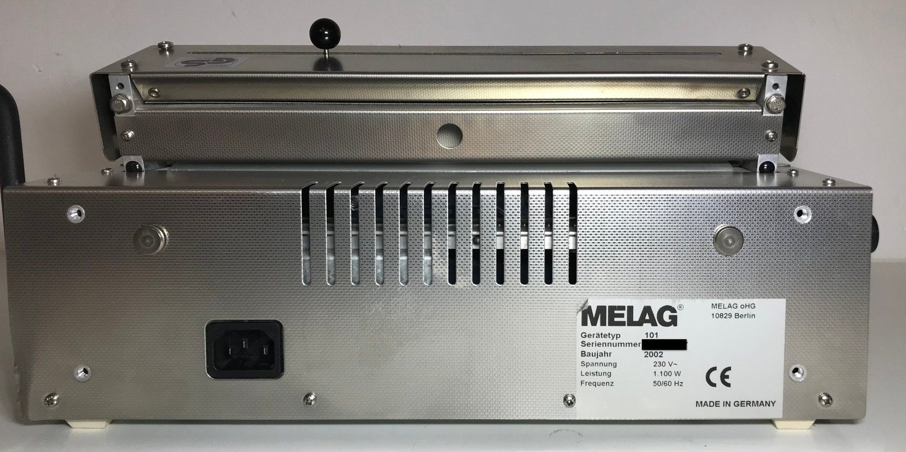 Alle Maschinen: Folienschweissgerät Melag 101  Edelstahl – Gebraucht aus Niederdorf von LeptonAG 2