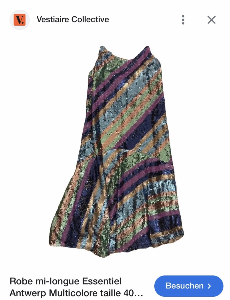 Essentiel Antwerp Vestiti: ESSENTIEL ANTWERP Multicolor Kleid Gr. 38 (NEU) – Nuovo e nell'imballaggio originale da Stäfa venduto da Goldvreneli.07 4
