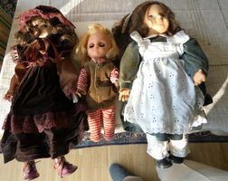 3  Puppen, Sammlerpuppen, Vintage