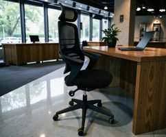 Bürostuhl mit Kopfstütze + 24-monatige Garantie Baumann NEU