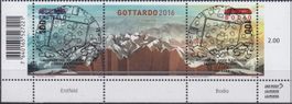1588+1589 Gottardo 2016 mit FD-Vollstempel Bern 12.5.16