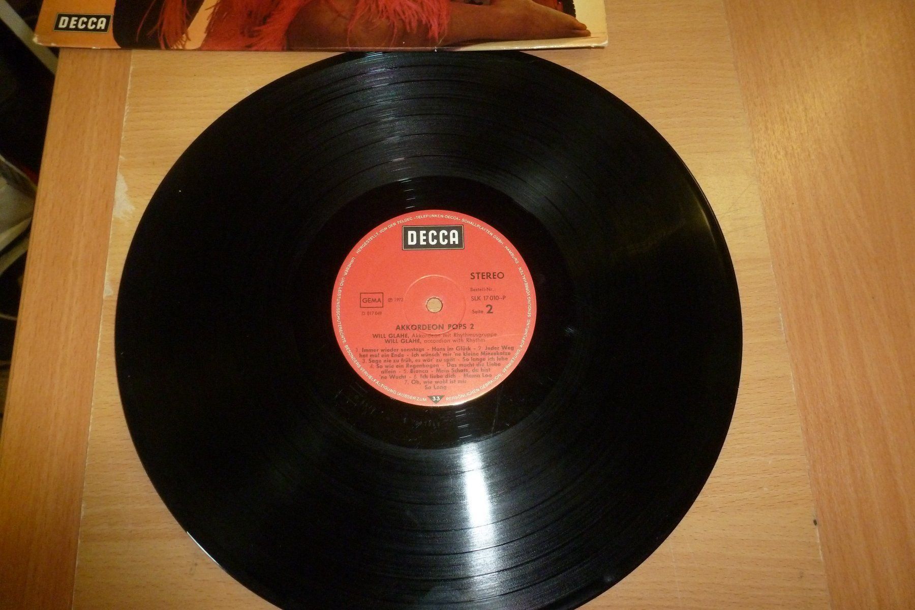 Schallplatten: Akkordeon Pops2 Will Glahé Schallplatten – Gebraucht aus Emmen von newdeal1970 2