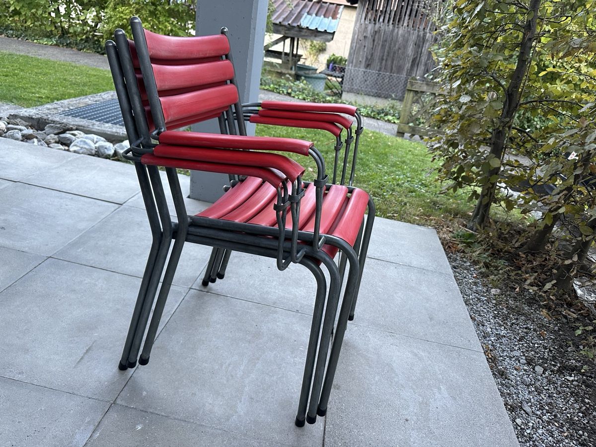 Sedie: 3x Gartenstuhl stapelbar  – Usato da Niederurnen venduto da KEVIN078 6