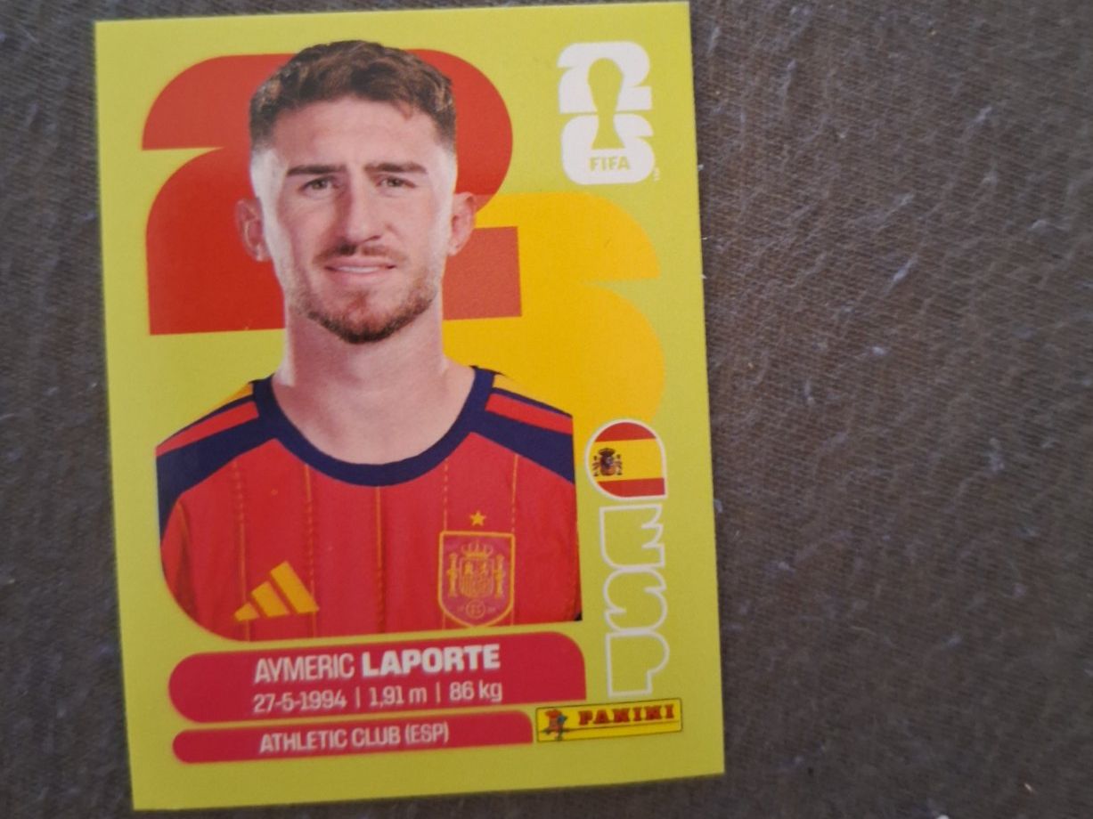 Panini Carte collezionabili: Panini WM26 Aymeric Laporte- ESP 4 – Nuovo (secondo la descrizione) da Tennwil venduto da mal_2fhf