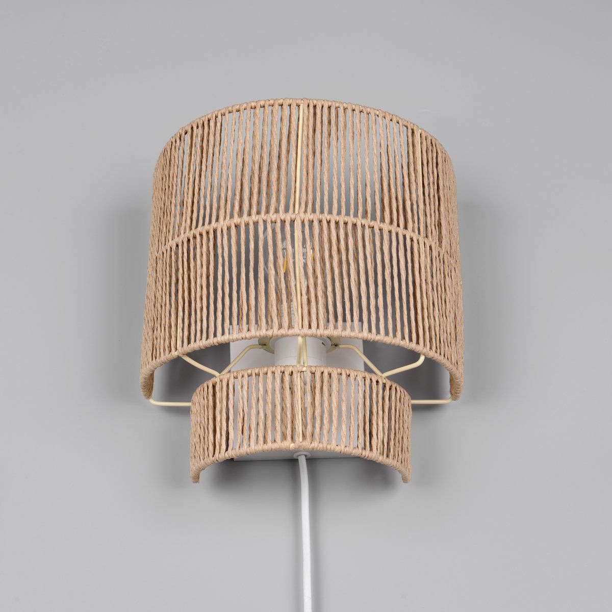 Lampade: Wandleuchte, Papiergarn, 25 cm Höhe – Nuovo (secondo la descrizione) da Kreuzlingen venduto da Smart-Light 9