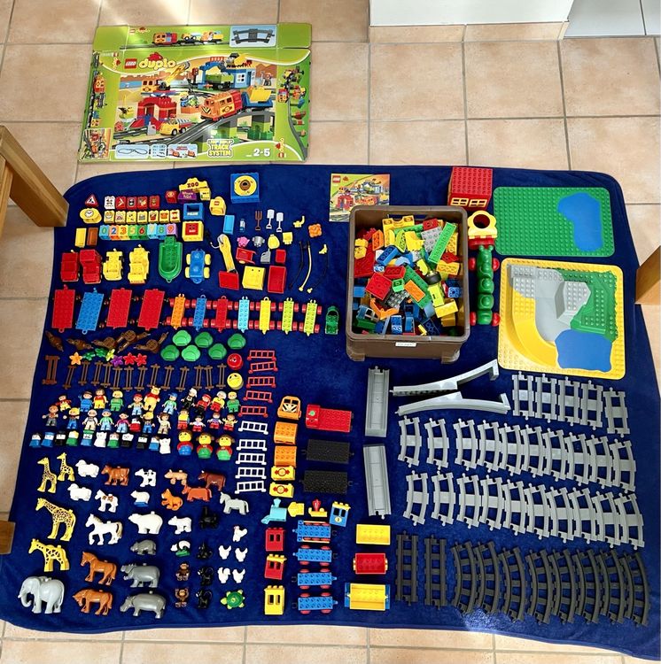 Lot de Lego Duplo - Trains, Zoo, 37 animaux (Gebraucht) in Yverdon-les ...