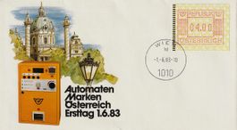 Oesterreich 1983 Automatenmarke ETS