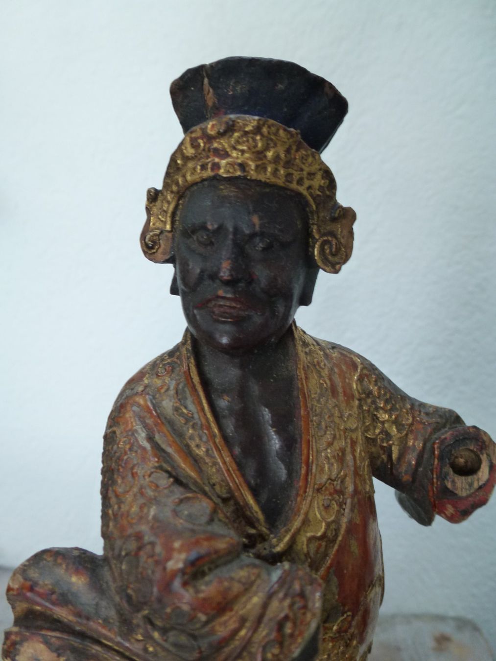 Skulpturen & Statuen: Holzfigur Kaiser China Tänzer Qing – Gebraucht aus Esslingen von eintagammeer 6