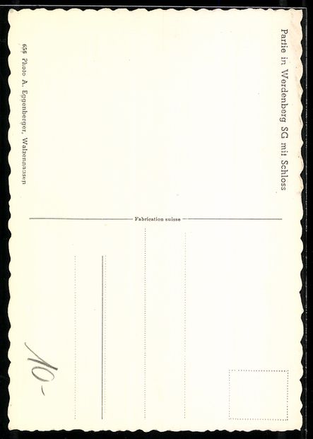 Cartoline postali: AK Werdenberg /SG, Partie mit Schloss – Usato da Berlin venduto da bartko-reher 1