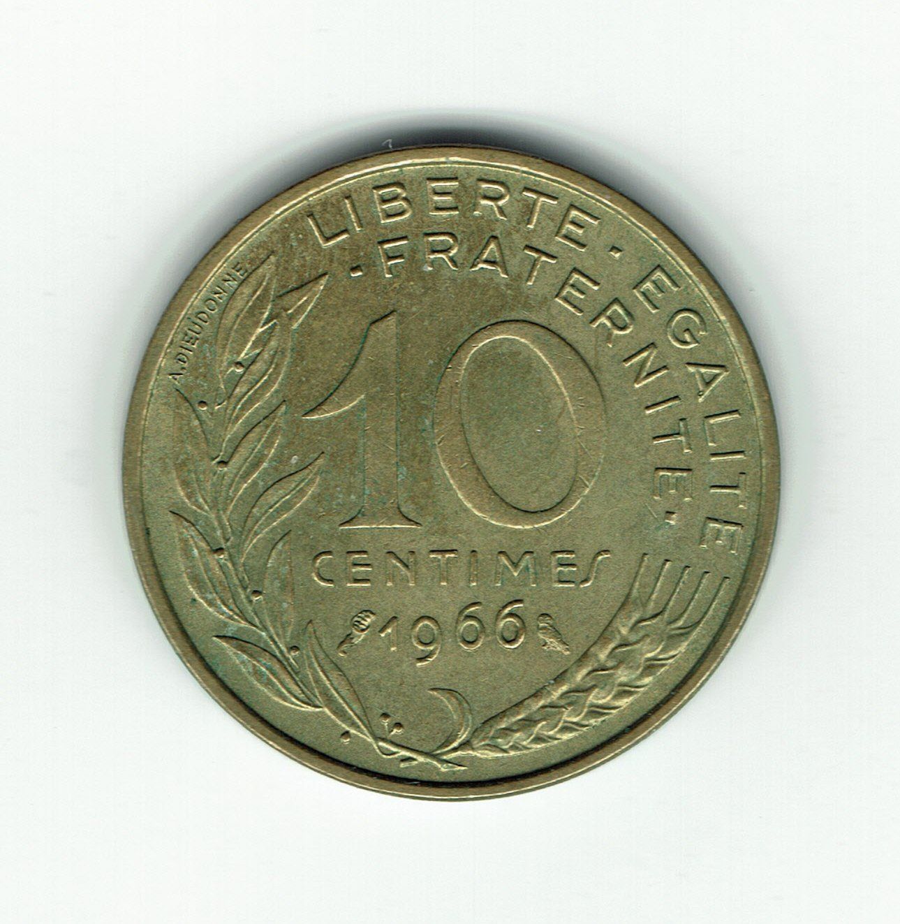 Tutti le monete: Münze 10 Centimes Frankreich, 1966 – Usato da Winterthur venduto da sumpfis